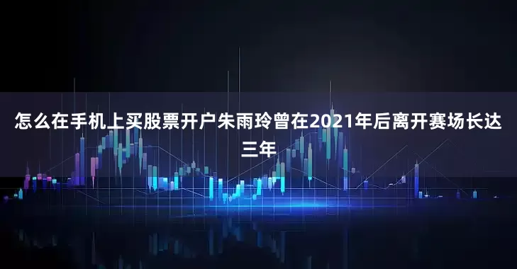 怎么在手机上买股票开户朱雨玲曾在2021年后离开赛场长达三年