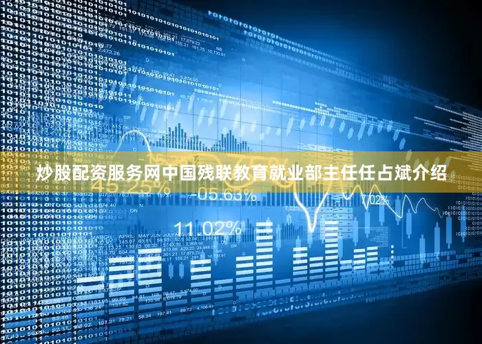 炒股配资服务网中国残联教育就业部主任任占斌介绍